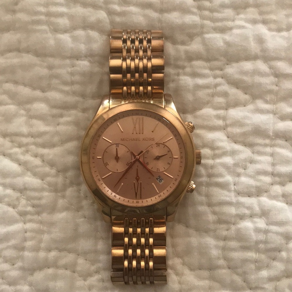 Rose Gold MK Watch